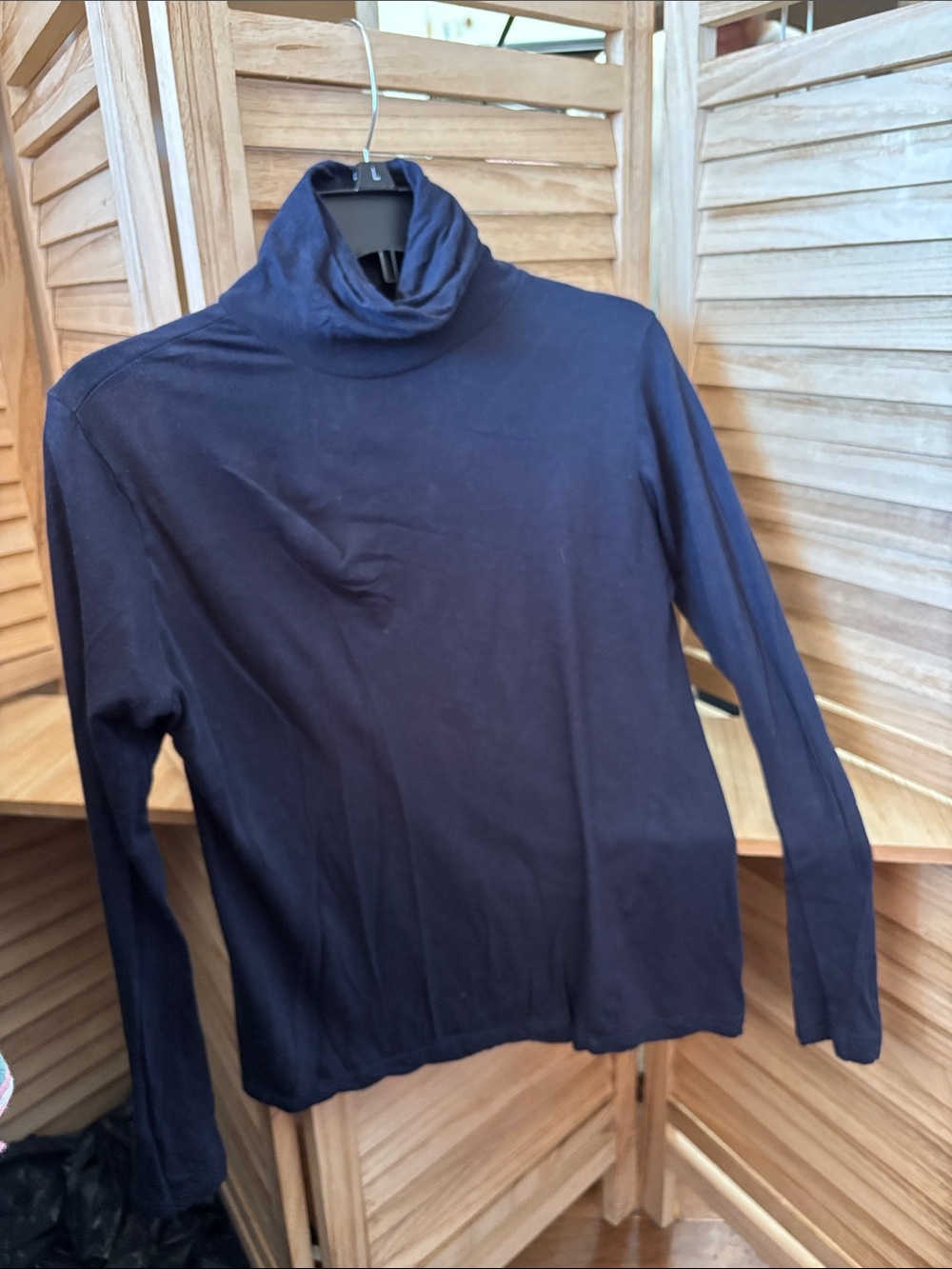 Joe Fresh Navy Cowl Neck Pullover Small